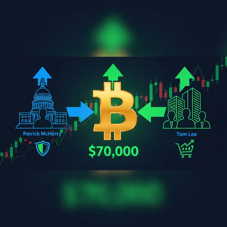 McHenry 암호화폐 법안 진전 + 비트코인 $70,000 복귀 + 기관투자자 매수 신호의 동시 수렴 분석