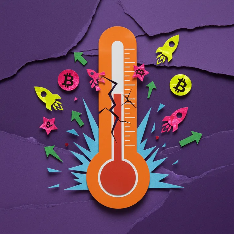 암호화폐 공포탐욕지수 극단적 공포 14 시장 심리 하락 속 알트코인 반등 페이퍼컷 콜라주 일러스트레이션