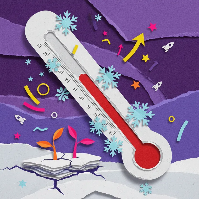 암호화폐 공포탐욕지수 극단적 공포 14 기록 NEAR IP 역행 상승 시장 분석 페이퍼컷 콜라주 일러스트레이션