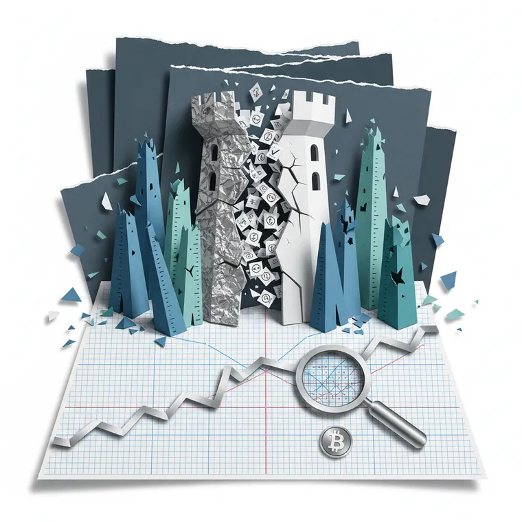 DeFi 거버넌스 위기 Aave DAO 분열 프로토콜 양극화 심층분석 페이퍼컷 콜라주 일러스트레이션