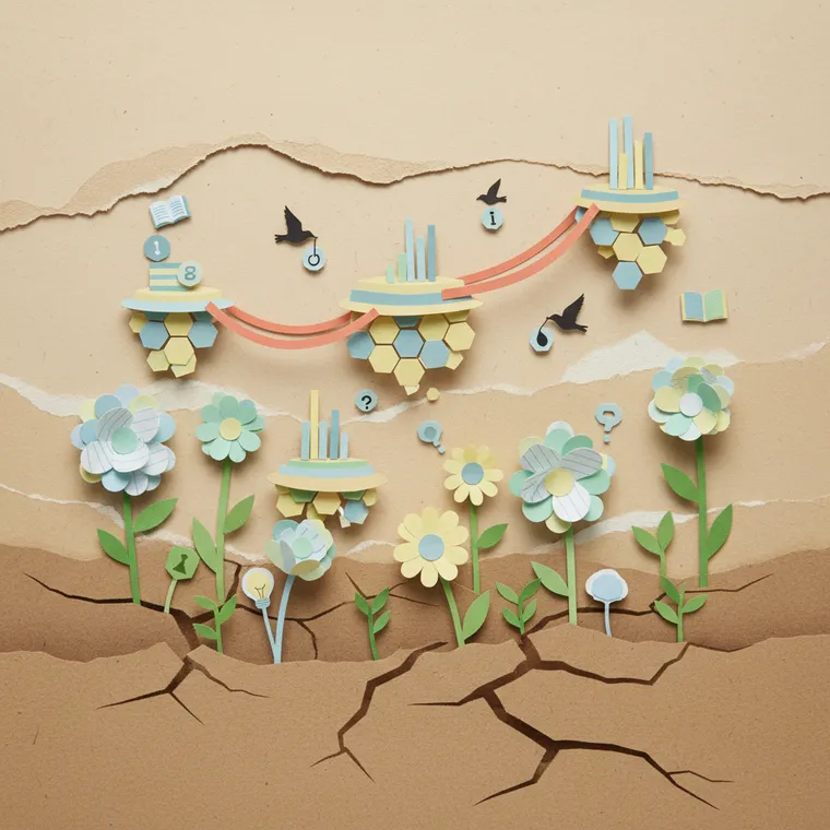 Nestree 생태계 EGG 토큰 Vote.Token Bridge 약세장 성장 일러스트레이션