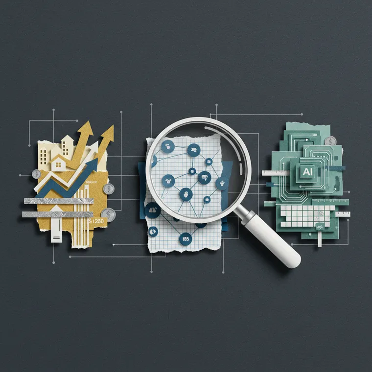 2026년 3대 메가 내러티브 RWA 토큰화 AI 크립토 탈중앙 파생상품 섹터 비교 일러스트