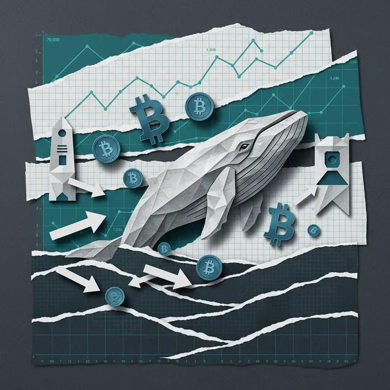 비트코인 온체인 고래 매집 거래소 잔고 감소 MVRV 바닥 신호 분석 2026 페이퍼컷 일러스트레이션