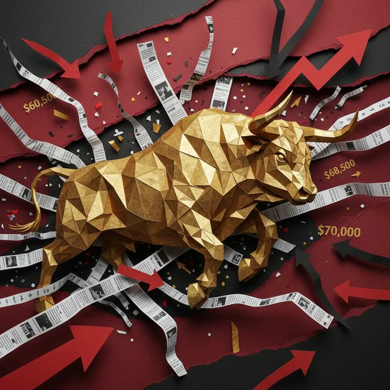 암호화폐 시장 관세 쇼크 기관 ETF 비트코인 황소 매수 2026년 4월 9일 시장 브리핑 페이퍼컷 콜라주