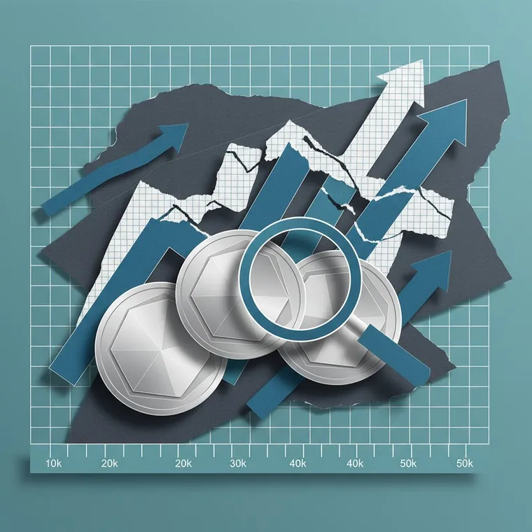 HYPE ADA TAO 트렌딩 알트코인 심층분석 2026년 4월 페이퍼컷 콜라주 일러스트레이션