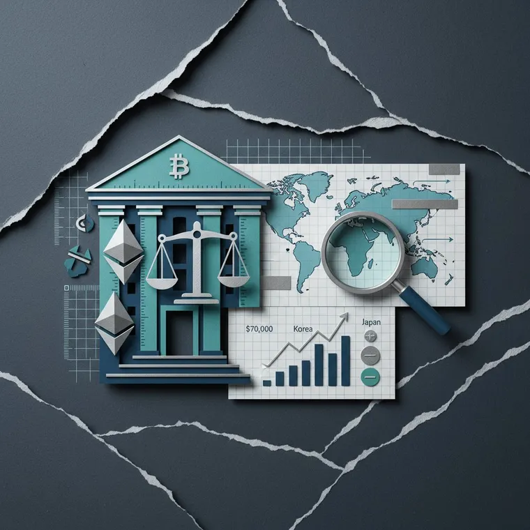 글로벌 가상자산 규제 현황과 한국 가상자산업 육성법 비교 인포그래픽